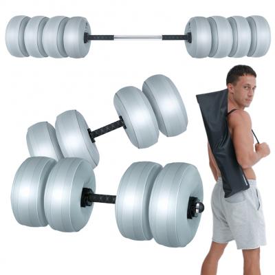 Adjustable Water-Filled Dumbbells 8-35 kg Gym Dumbbell Kettlebell Push Up Bar Combination Set Weightlifting Dumbbell Set