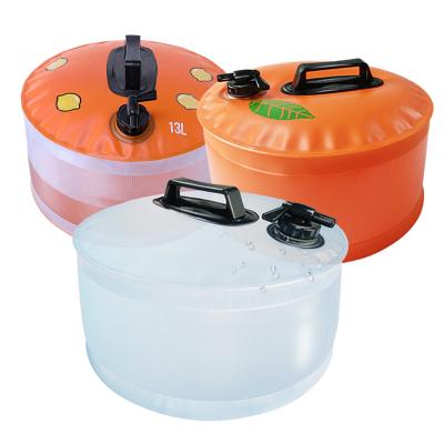 13L Portable Camping Water Tanks Foldable Outdoor Travel Emergency Car Liquids Living Water Container Camping Water Bags