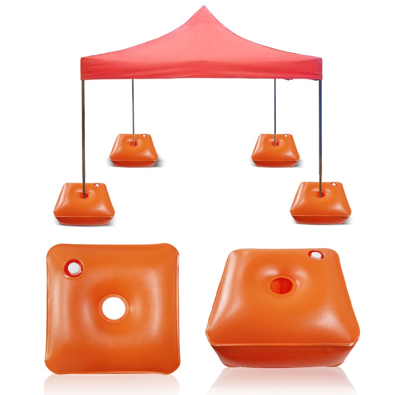 Heavy Duty Water Filled Umbrella Base Stand Beach Flagpole Base Water inject Weight Bag Base