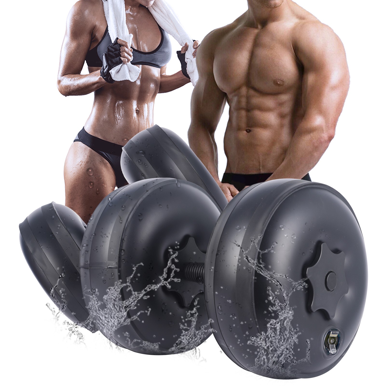 Portable Water Filled Dumbbell 10KG Weight Set For Arm Muscles Fitness Home Gym Equipment Dumbbell Set