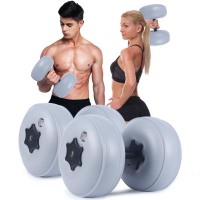 Travel Water Filled Dumbbells Set Gym Weights 13-15kg Portable Adjustable For Men Women Arm Muscle Training Home Fitness Equip